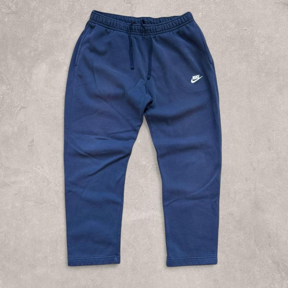 Y2K Nike Embroidered Logo Baggy Essential Every Day Faded Wide Leg Sweatpants